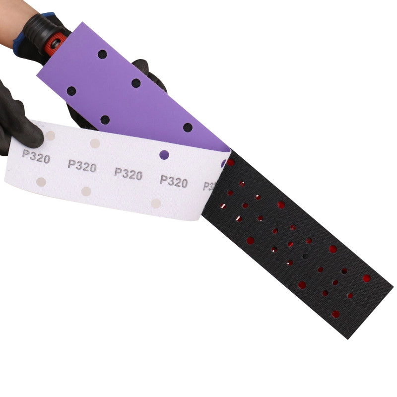 Fastplus Puro film sanding strip Velcro backing for dust extraction