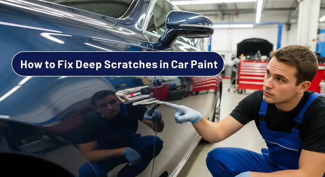 How to fix deep scratches in car paint – step-by-step repair guide by FastPlus