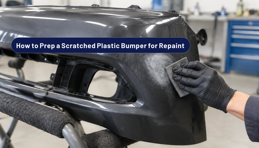 How to Prep a Scratched Plastic Bumper for Repaint