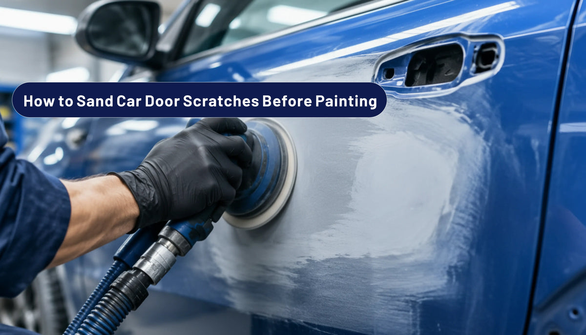 How to Sand Car Door Scratches Before Painting