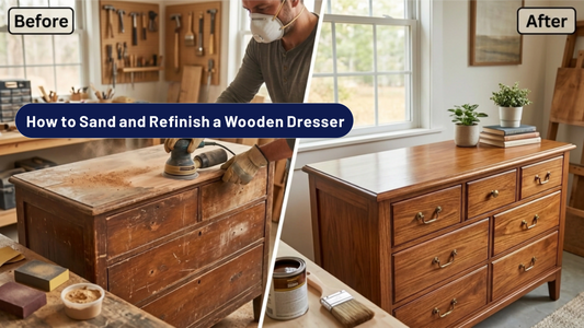 DIY Furniture Flip: How to Sand and Refinish a Wooden Dresser
