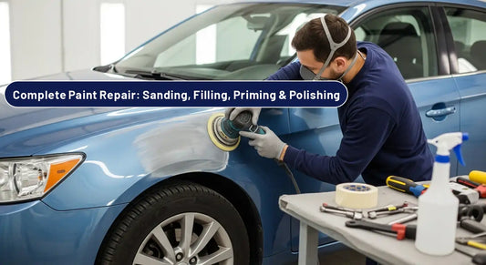 Complete Paint Repair: Sanding, Filling, Priming & Polishing