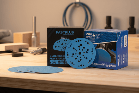 FastPlus universal hole pattern sanding discs – orbital sander disc sizes, holes and compatibility guide