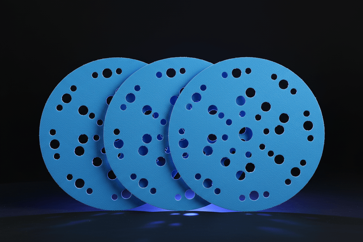 47-Hole Universal Sanding Discs — 6 Inch Ceramic Film for All Sanders