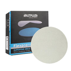 FlexPro Fine Finishing Foam Discs 6" – Professional Car Polishing Pads (15-Pack)
