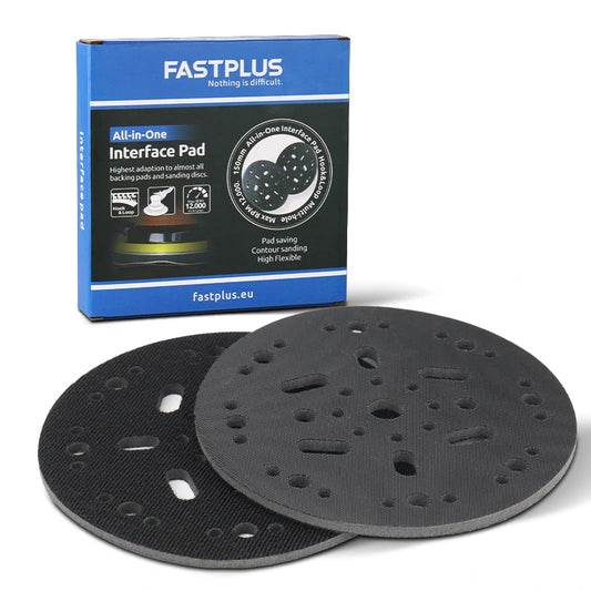 Distributes pressure evenly for smoother sanding results