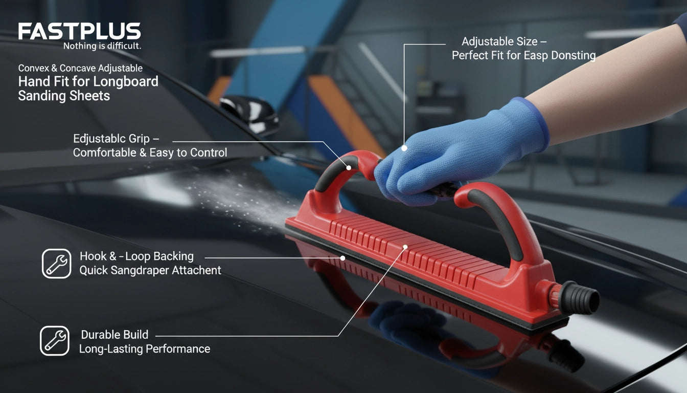Adjustable Hook Loop Backing Hand Sanding Blocks