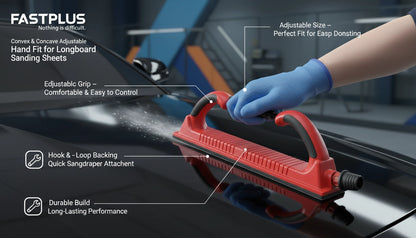 Adjustable Hook Loop Backing Hand Sanding Blocks