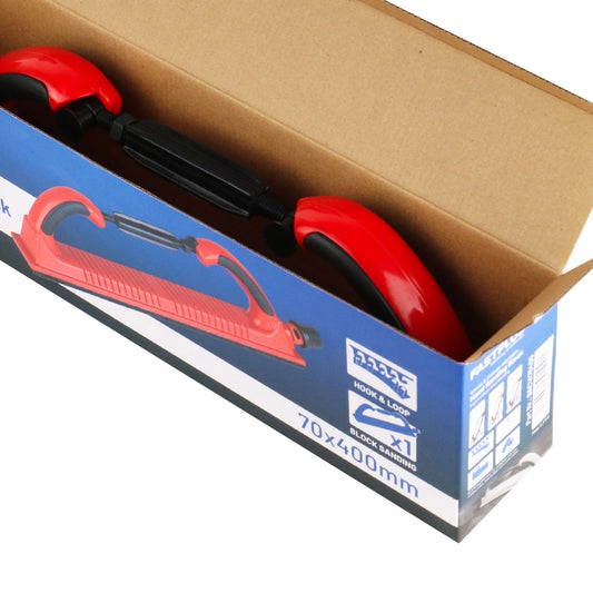 Adjustable sanding block with flexible longboard design
