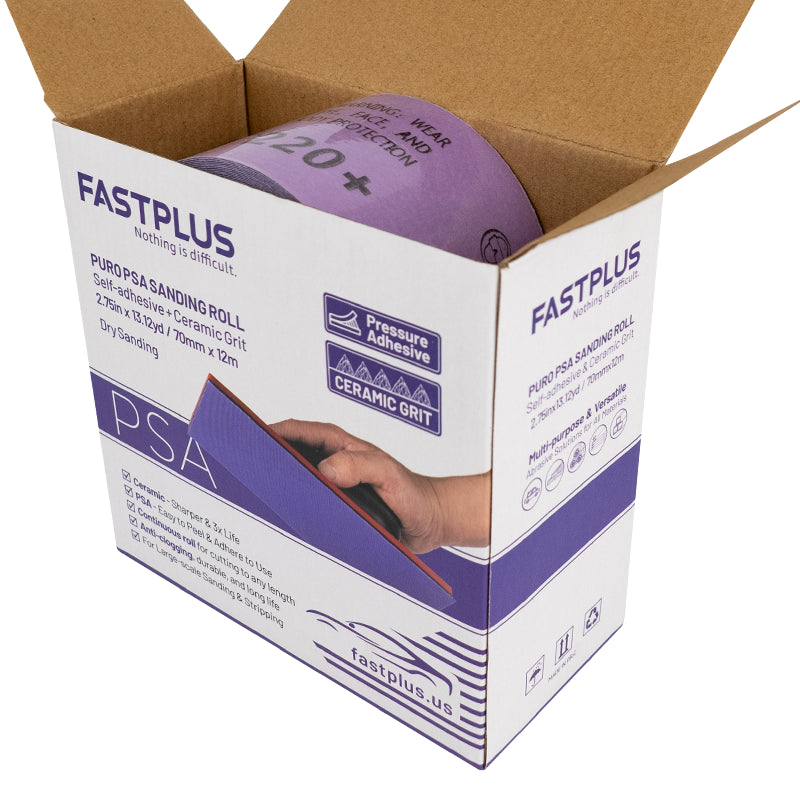 Purple PSA Sandpaper Roll 2-3/4" x 59ft – 1 Roll