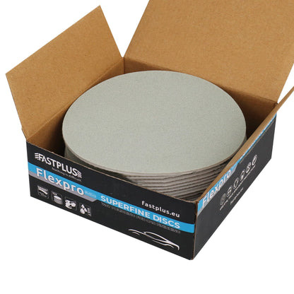 FlexPro 6 inch Velcro foam discs 15 pack for fine finishing and polishing
