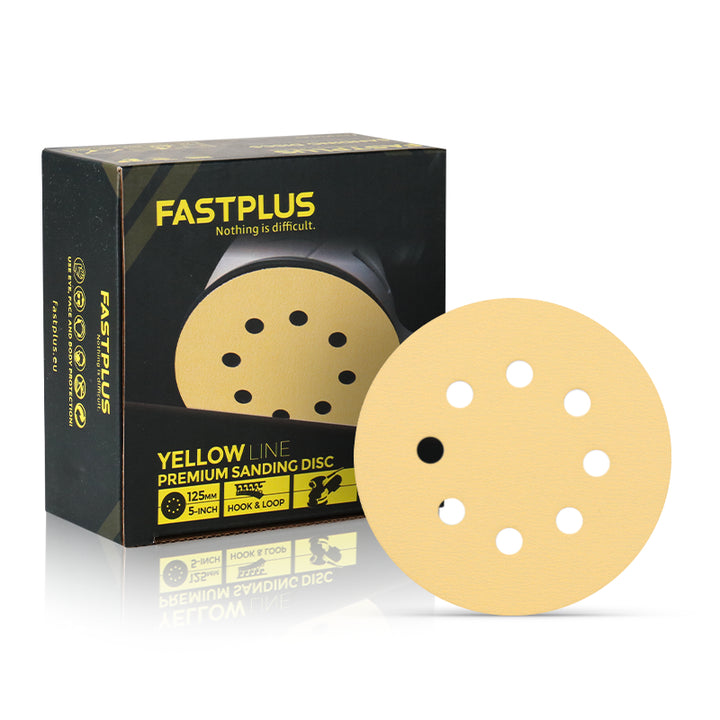 5 inch yellow sanding discs