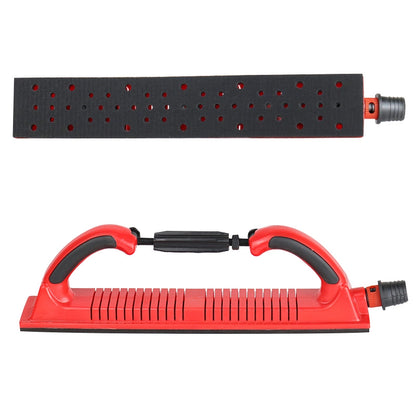 Professional longboard sanding block with ergonomic grip
