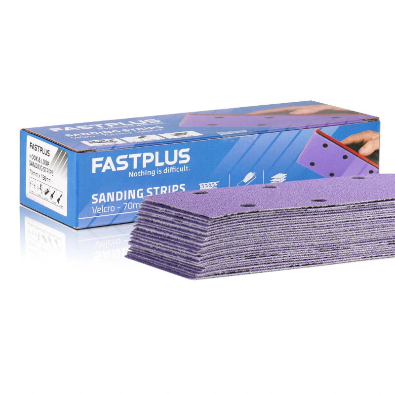 Puro Film Sanding Strips Velcro 2.75" × 7.8" 8 Holes 25-PACK