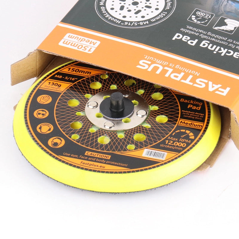 Sander backing pad for orbital sanders and polishers
