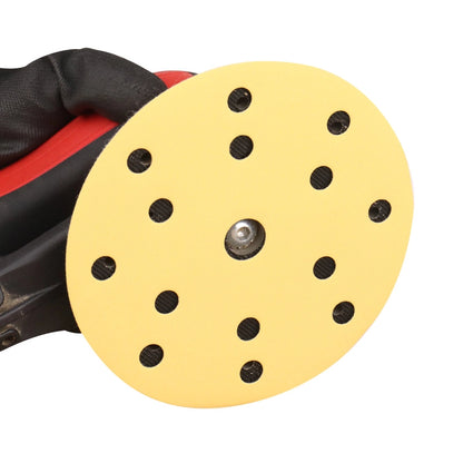 Yellow hook and loop sanding discs 6 for orbital sander
