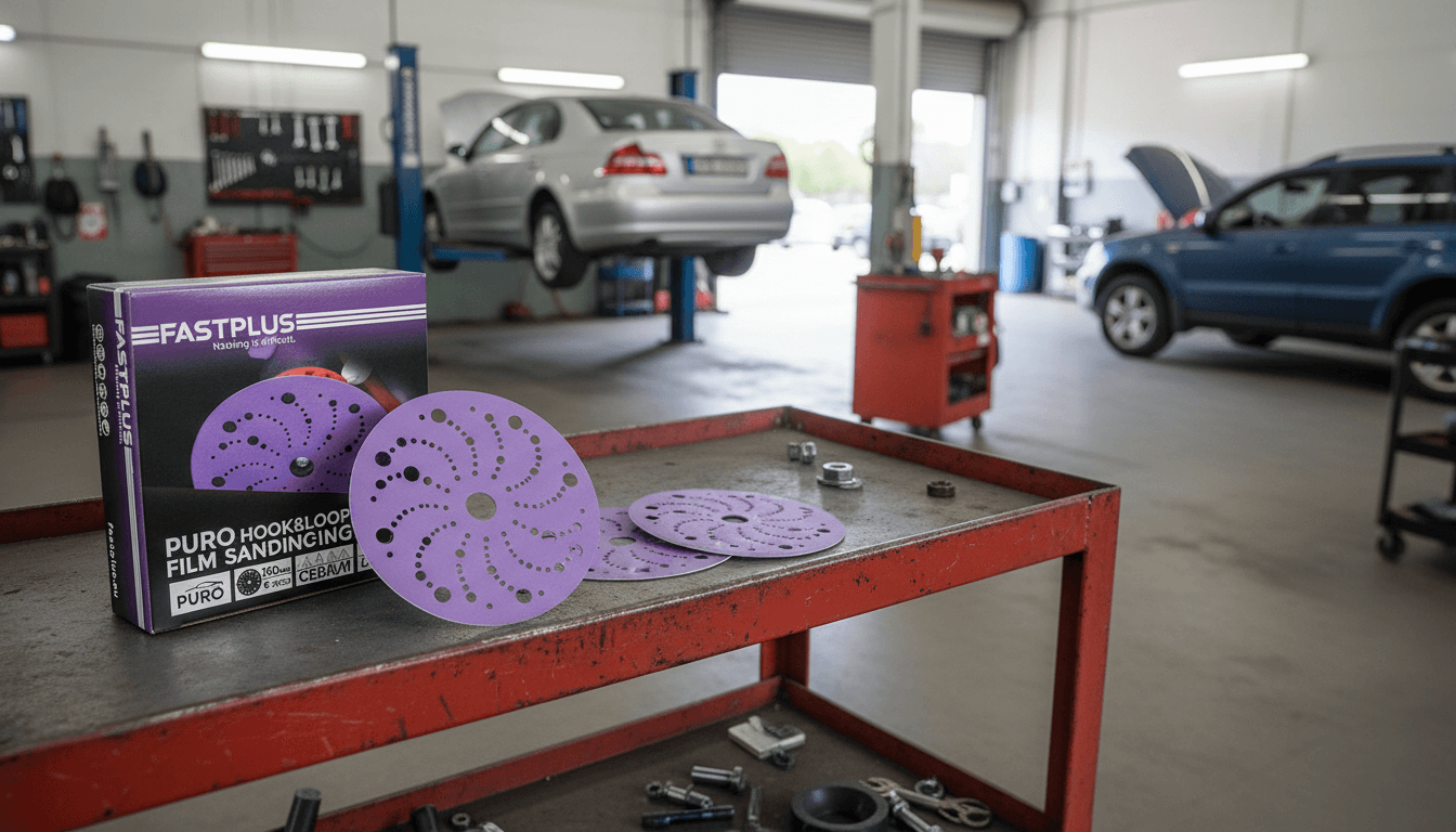 car body shop film sanding disc