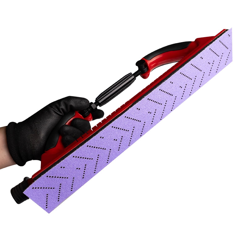 Ceramic sanding roll for sanding blocks and hand tools on wood and metal surfaces
