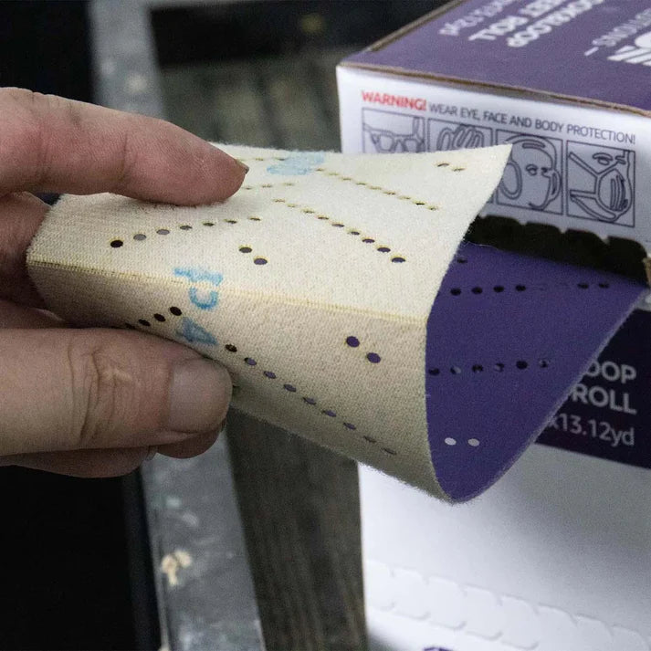 Sanding Sheet Roll  2.75“x13' PURO Ceramic Velcro Multi-Hole F737 - 1 Roll