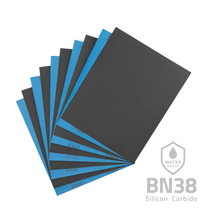 SiC Wet Dry Sandpaper 9x11 Inch Waterproof BN38 - 10pcs