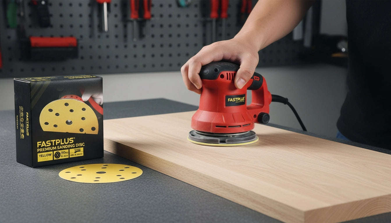 fastplus 6 inch yellow sanding disc for wood