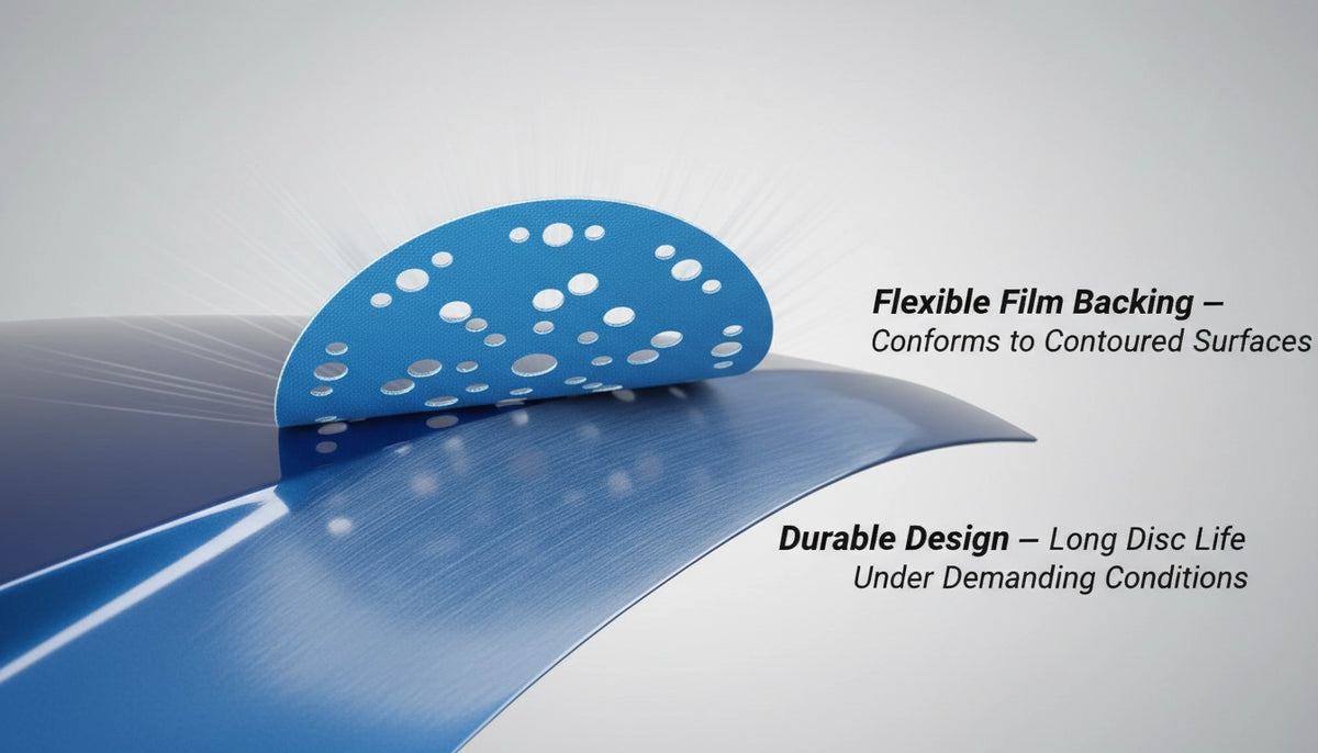 fastplus blue film sanding discs