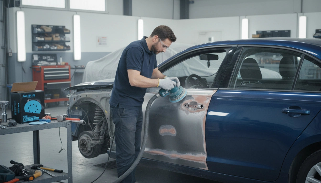 fastplus blue sanding disc for car