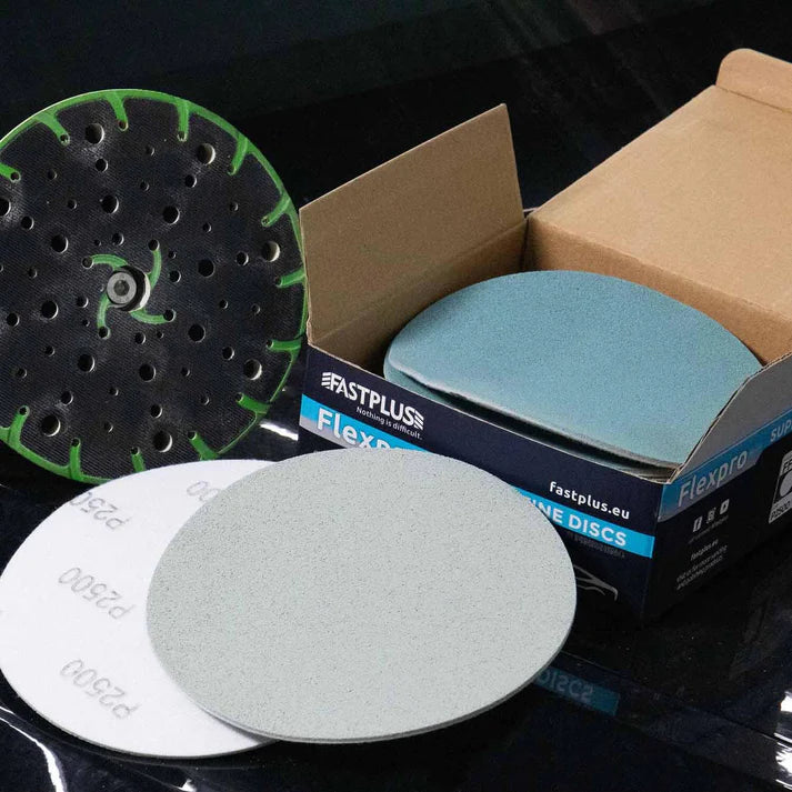 FlexPro Fine Finishing Foam Discs 6" Car Polishing FF19 15pcs