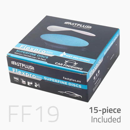 FlexPro Fine Finishing Foam Discs 6" Car Polishing FF19 15pcs