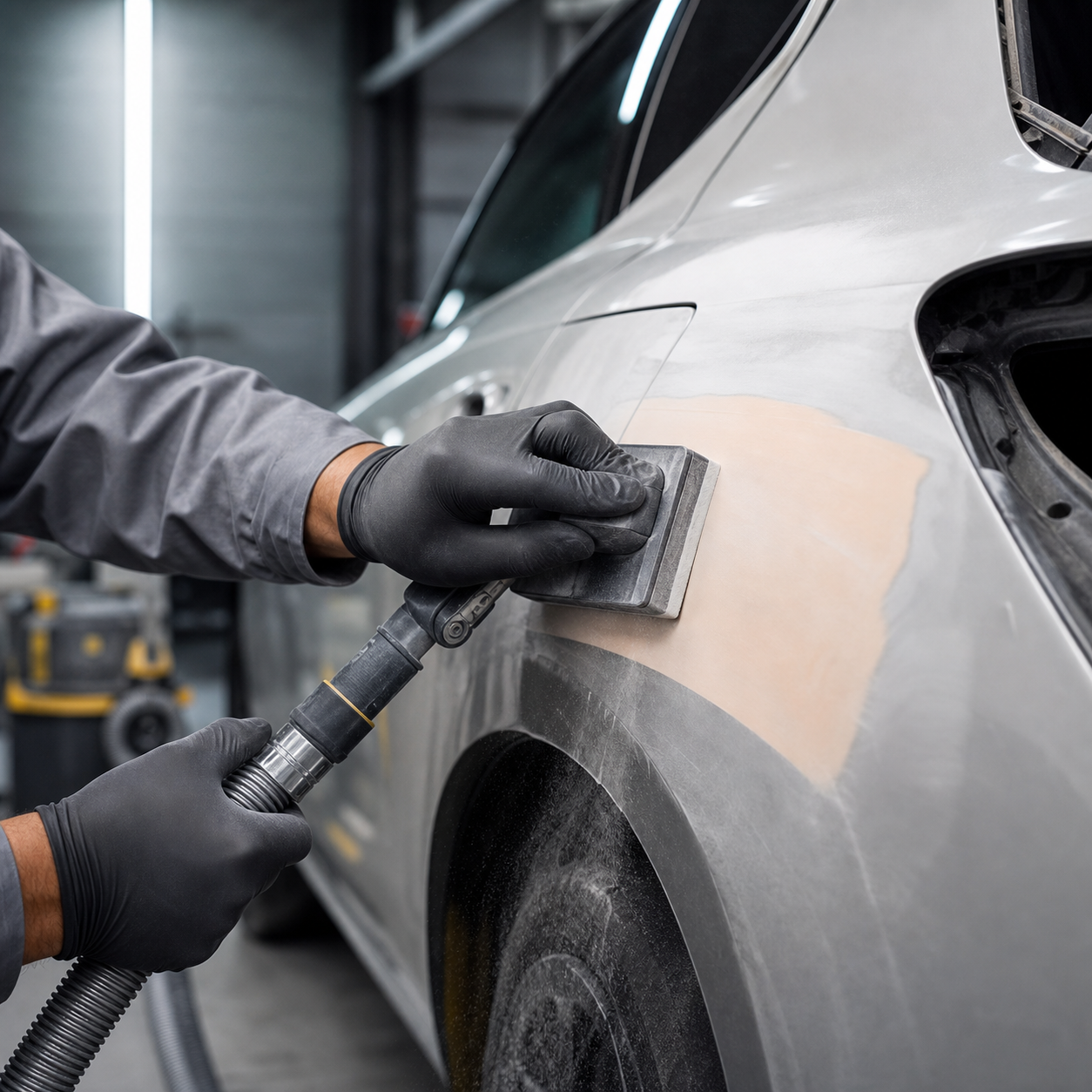 Body filler leveling