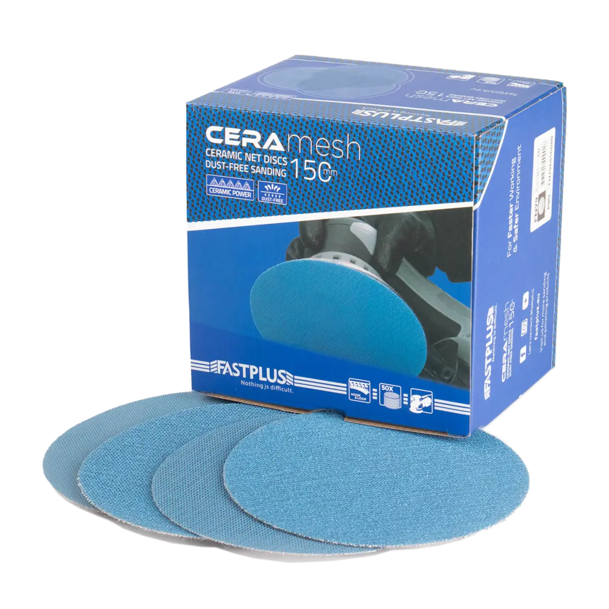 Ceramic disc for cabinet prep